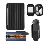 Smartphone Camera SLR Clip Set Mobile Phone Reflection Camera Shot Clip 9.5 x 6.8 cm Adjustable SLR Reflection Clips Set for Travel ABS Selfie Reflector Portable Photo Accessories Phone Camera