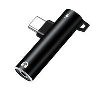 Smartphone Charging Sound Adapter USB C 3.5mm Plug Double Port Design Integrated Chip Small Tablet Accessories Small USB C Adapter