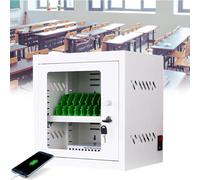 Smartphone Charging Station with Wheels & Combination Lock, Portable Cellphone Charging Locker for 30-60 Devices, Rechargeable Mobile Phone Charging Cabinet