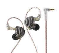 Smartphone Earbuds Wired 3.5mm 0.75mm Detachable Cable Long Cord Phone Earphones Running Walking Bass Computer Music Headset, Gray Regular