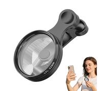 Smartphone Filter Lens - Optical Glass, 52 mm Slim Clip, High-Definition Polarised Accessories with Multilayer Coating, Portable Photo Tools for Beginners and Experts, for Travel and