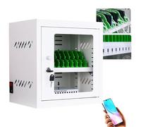 Smartphone ging Station Cabinet USB Regeable Mobile Phone with 12 Slots Cell Phone Storage Box for Home Office and Events