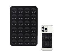 Smartphone Grip Stand, Portable Suction Pad Holder, 2.32×3.35inch Phone Mounting Device, Silicone Attachment Tool Strong Suction, Video Recording Equipment for Watching, Filming Selfie Gym Shower Home