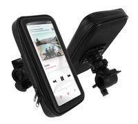 Smartphone Holder Handlebar Mount Waterproof Zippered Cover -