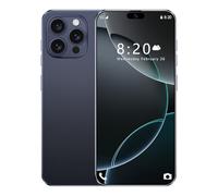 SmartPhone i16 Pro Max, 72MP 108MP Camera, 8000mAh, Android14, 7.3 Inch Global Version Full Screen, 4G/5G Dual Sim Card, 16G 1TB, Face ID, GPS Mobile Phones,Dark Blue-1TB
