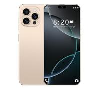 SmartPhone i16 Pro Max, 72MP 108MP Camera, 8000mAh, Android14, 7.3 Inch Global Version Full Screen, 4G/5G Dual Sim Card, 16G 1TB, Face ID, GPS Mobile Phones,Desert Gold-1TB