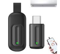 Smartphone IR Remote Controller Adapter - Type C Interface Connector, Long Distance Emission Module, Mobile Control Converter, Pocket Sized Home Electronics Manager | for Household Media Clim