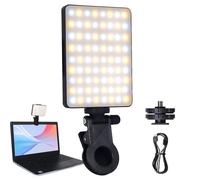 Smartphone Light - 60 LED Portable Selfie Light with Clip | 3 Modes Photo Lighting for Laptop Makeup Vloggers Night Travel Photography