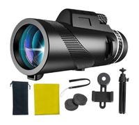 Smartphone Monocular Telescope, Monocular Star Telescope, Waterproof Adult Telescope with Smartphone Holder - Portable for Outdoor Adventure Camping in Mountains