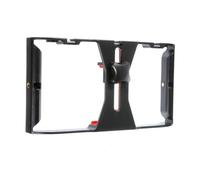 Smartphone Radio Rig Red Plastic Phone Bracket for Video Recording