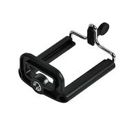 Smartphone Tripod Adapter for Selfie Stick Clamp | Phone Tripod Holder Mount for Head 1 / 4 Screw Adapter for Taking Selfie Vlogging, Black Phone Holder