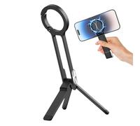 Smartphone Tripod Mount - Portable Magnetic Stand, Compact Travel Holder | Durable Aluminium Folding -SDESK Supplies for Entertainment Viewing Video Calls Vlogging Live Streaming -