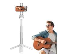 Smartphone Tripod Stand, Phone Tripod and Selfie Stand - Lightweight Selfie with Wireless Remote Control, Integrated Smartphone Tripod for Travel and Vlogging