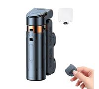 Smartphone Tripod with Remote Control - Compact Tripod Stand for Selfie and Travel, with Mobile Phone Holder | Flexible Camera Tripod Suitable for Vlog and the s