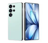 Smartphone Unlocked Cell Phones S26 Ultra 7.3in HD Screen The Phone 16GB/1TB 8000mAh 128GB Extension Dual Sim Boost Mobile Phones Telefonos Glass Back Cover,Cyan-1TB