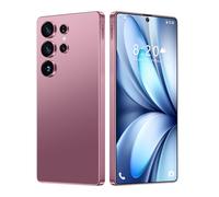 Smartphone Unlocked Cell Phones S26 Ultra 7.3in HD Screen The Phone 16GB/1TB 8000mAh 128GB Extension Dual Sim Boost Mobile Phones Telefonos Glass Back Cover,Rose Gold-1TB