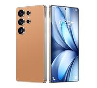 Smartphone Unlocked Cell Phones S26 Ultra 7.3in HD Screen The Phone 16GB/1TB 8000mAh 128GB Extension Dual Sim Boost Mobile Phones Telefonos Glass Back Cover,Orange-1TB