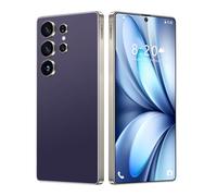 Smartphone Unlocked Cell Phones S26 Ultra 7.3in HD Screen The Phone 16GB/1TB 8000mAh 128GB Extension Dual Sim Boost Mobile Phones Telefonos Glass Back Cover,Purple-1TB