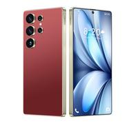 Smartphone Unlocked Cell Phones S26 Ultra 7.3in HD Screen The Phone 16GB/1TB 8000mAh 128GB Extension Dual Sim Boost Mobile Phones Telefonos Glass Back Cover,Red-1TB