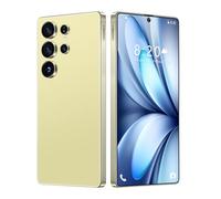 Smartphone Unlocked Cell Phones S26 Ultra 7.3in HD Screen The Phone 16GB/1TB 8000mAh 128GB Extension Dual Sim Boost Mobile Phones Telefonos Glass Back Cover,Gold-1TB