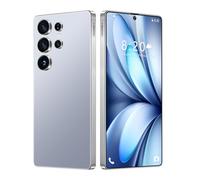 Smartphone Unlocked Cell Phones S26 Ultra 7.3in HD Screen The Phone 16GB/1TB 8000mAh 128GB Extension Dual Sim Boost Mobile Phones Telefonos Glass Back Cover,Tianium Blue-1TB