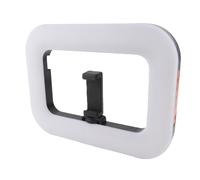 Smartphone Video Rig with Light, Handheld Phone Stabilizer with Phones Holder for Camera, Video Recording, Makeup