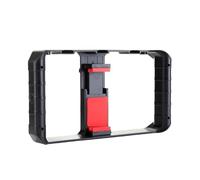 Smartphone Video Rigs 3 Shoe Mounts Filmmaking Case Handheld Phone Video Stabilizers for Influencers and Event Coverage Two Handle Grip