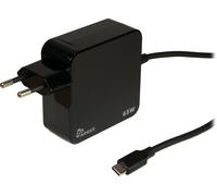 Smartphone Zubeh?Ýr Charger USB-C 65W Black INTER-TECH PD-2065 NEW
