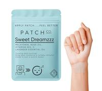 SMARTPOINT Sleep Aid Patches - Fast-Acting Transdermal Patch for Better Sleep, Easy to Apply on Wrist or Arm, Clear & Discreet, Small Size 1.18"x1.18", 12 Count (6 Packs of 2 Patches)