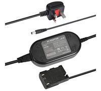 Smartpow Camera AC Adapter ACK-E6 Fully Decoded Power Charger kit for Canon EOS 5D Mark II, 5D Mark III, 6D,60D,7D,70D,7D Mark II, DSLR Cameras