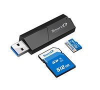 SmartQ C307 USB 3.0 Portable Card Reader for SD, SDHC, SDXC, MicroSD, MicroSDHC, MicroSDXC, with Advanced All-in-One Design