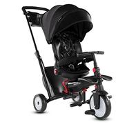SmarTrike Toddler Tricycle Stroller, Compact Bike Stroller for Kids, Easy Push Tricycle Kids Stroller Doubles as a Toddler Bike, Baby Tricycle for 1,2,3 Year Old Adjusts and Folds (STR7, Urban Balck)