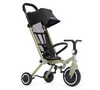 smarTrike Wonder Foldable Toddler Trike Stroller - Lightweight 4-in-1 Travel Tricycle with Patented One-Handed Steering, Compact Carry-On Fold, Ages 9 Months-3 Years, Light Olive