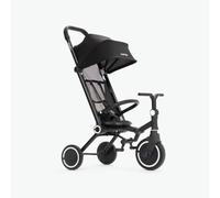 smarTrike Wonder Plus Foldable Toddler Trike Stroller - Lightweight 4-in-1 Travel Tricycle with Patented One-Handed Steering, Compact Carry-On Fold, Ages 9 Months-3 Years, Storm Black