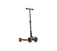 smarTrike Xtend Kickboard - XL LED Wheels, Lean-to-Steer, Foldable Scooter for Kids, Ages 3-12, Orange