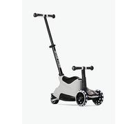 Smartrike Xtend Ride-on Plus Toddler Scooter, Cool Grey - From 12+ Months to 12+ Years - Foldable, XL LED Wheel, Extendable Footboard - 5-in-1 Versatile 3-Wheel Scooter with Storage Box