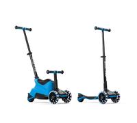 smarTrike Xtend Toddler Ride On Scooter Toy, Ages 1-12, Foldable Scooter for Kids with XL LED Wheels, Blue