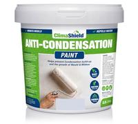SmartSeal Anti-Condensation Paint - Premium Ceiling & Wall Paint. Reduce Condensation on Walls & Ceilings in Bathrooms, Kitchens & Bedrooms with our Moisture Resistant Paint (Frosted Blue, 5 Litre)