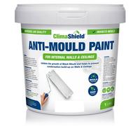 SmartSeal ClimaShield Anti Mould Paint - White, 1L - Matt White Paint that Prevents Mould Growth in Bathrooms, Kitchens & Bedrooms. Powerful & Effective Mold Prevention for Walls & Ceilings