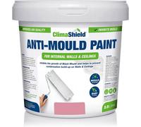 ClimaShield Anti Mould Paint - Berry Sorbet, 2.5L - Matt Pale Pink Paint that Prevents Mould Growth in Bathrooms, Kitchens & Bedrooms. Powerful & Effective Mold Prevention for Walls & Ceilings