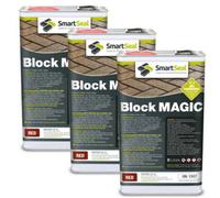 Smartseal - Block Magic - Red (3X5L) - A Re-Colouring Block Paving Sealer. Superior To Concrete Paint, Transform Old Driveways