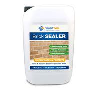 Smartseal Brick Sealer - 25L - Breathable Brick Waterproofer & Clear Sealant. Protective Damp Seal & Waterproof Sealant for Bricks, Masonry, Concrete & Stone. Easy to Apply. Lasts up to 10 years