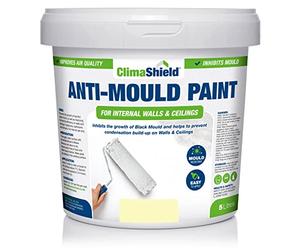 SmartSeal ClimaShield Anti Mould Paint - Devon Cream, 5L - Matt Cream Paint that Prevents Mould Growth in Bathrooms, Kitchens & Bedrooms. Powerful & Effective Mold Prevention for Walls & Ceilings