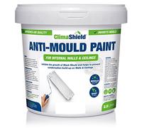 SmartSeal ClimaShield Anti Mould Paint - White, 2.5L - Matt White Paint that Prevents Mould Growth in Bathrooms, Kitchens & Bedrooms. Powerful & Effective Mold Prevention for Walls & Ceilings