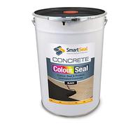 SmartSeal Coloured Concrete Sealer (Black, 25L) - Professional Sealant to Recolour, Protect & Transform Floors - Durable Alternative to Concrete Paint - Hard-Wearing Finish