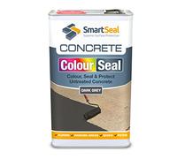 SmartSeal Coloured Concrete Sealer (Dark Grey, 5L) - Professional Sealant to Recolour, Protect & Transform Floors - Durable Alternative to Concrete Paint - Hard-Wearing Finish