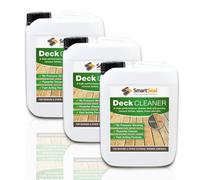 Smartseal Decking Cleaner, Fast Acting Deck Cleaner, Removes Moss, Lichen, Green Algae, Dirt And Black Spot, 3 X 5L