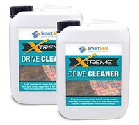 Smartseal Drive Clean Xtreme - Powerful, Fast Acting, Effective, Driveway Cleaner for Block Paving, Natural Stone & Concrete Driveways. Removes Blackspot, Dirt & Green Algae Fast. (2 x 5 Litre)