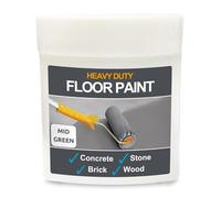 SmartSeal Heavy Duty Floor Paint - Mid Green, 75ml Sample - Hard-Wearing Garage Floor Paint with Anti-Slip Mid-Sheen Finish - also Ideal for Decking, Warehouse flooring, Brick, Concrete, Stone & Wood