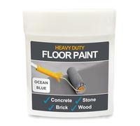 SmartSeal Heavy Duty Floor Paint - Ocean Blue, 75ml Sample - Hard-Wearing Garage Floor Paint with Anti-Slip Mid-Sheen Finish - also Ideal for Decking, Warehouse flooring, Brick, Concrete, Stone & Wood